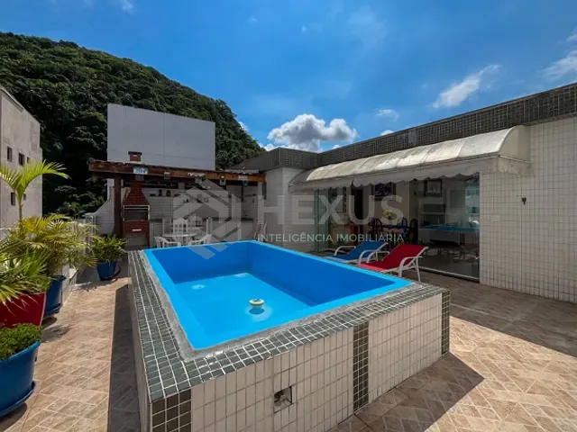 Cobertura / Penthouse 2 quartos e 3 banheiros, à venda, no bairro Enseada em Guarujá