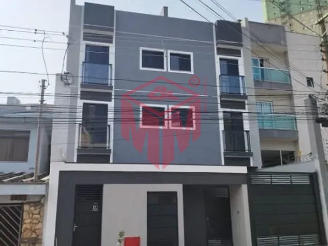 Cobertura / Penthouse com 90m² 2 quartos e 2 banheiros, à venda ou para alugar, no bairro Vila Príncipe de Gales em Santo André