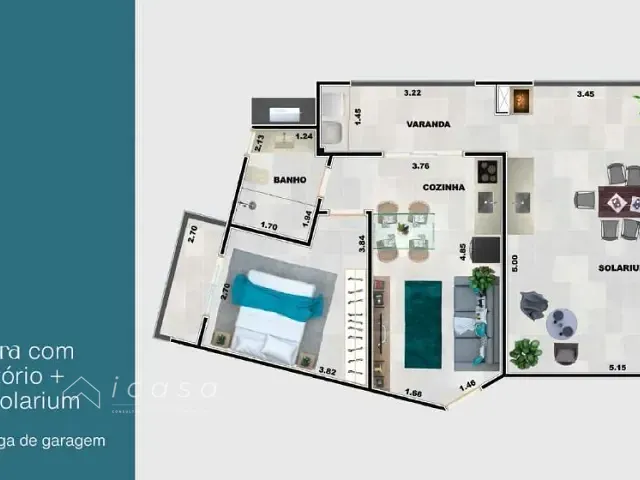 Cobertura / Penthouse 1 quarto e 1 banheiro, à venda, no bairro Praia Grande em Ubatuba