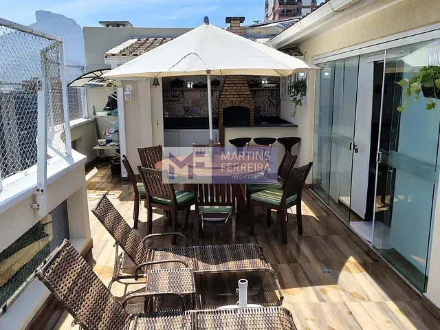 Cobertura / Penthouse com 198m² 4 quartos e 3 banheiros, à venda, no bairro Barra da Tijuca em Rio de Janeiro