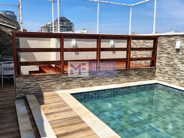 Cobertura / Penthouse com 198m² 4 quartos e 3 banheiros, à venda, no bairro Barra da Tijuca em Rio de Janeiro
