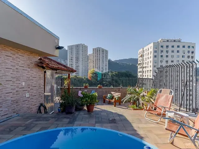 Cobertura / Penthouse com 209m² 3 quartos e 4 banheiros, à venda, no bairro Laranjeiras em Rio de Janeiro