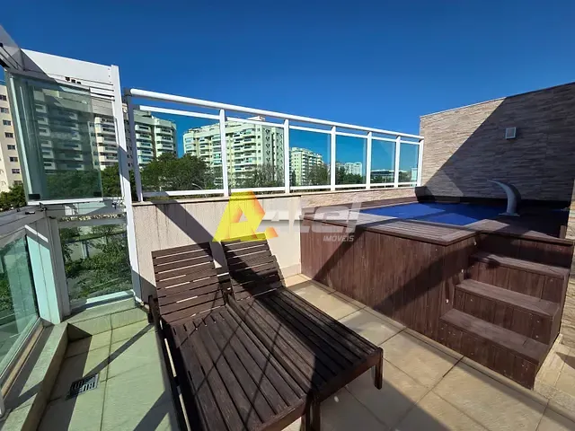 Cobertura / Penthouse com 174m² 3 quartos e 3 banheiros, à venda, no bairro Recreio dos Bandeirantes em Rio de Janeiro