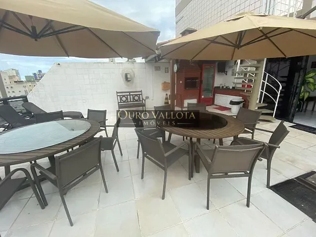 Cobertura / Penthouse 3 quartos e 2 banheiros, à venda, no bairro Balneário Cidade Atlântica em Guarujá