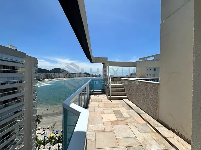 Cobertura / Penthouse 3 quartos e 3 banheiros, à venda, no bairro Jardim Astúrias em Guarujá