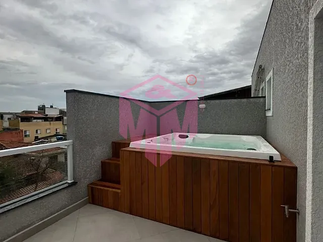 Cobertura / Penthouse 2 quartos e 2 banheiros, à venda, no bairro Vila Linda em Santo André