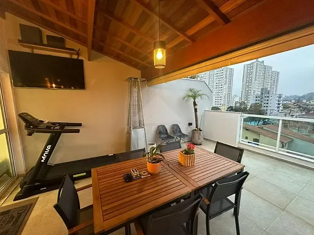 Cobertura / Penthouse com 122m² 2 quartos e 1 banheiro, à venda, no bairro Vila Nossa Senhora das Vitórias em Mauá