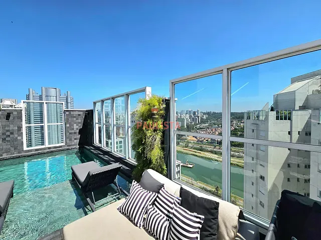 Cobertura / Penthouse 4 quartos e 6 banheiros, à venda, no bairro Brooklin Paulista em São Paulo