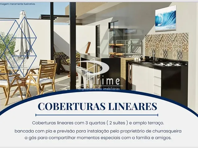 Cobertura / Penthouse com 178m² 3 quartos e 3 banheiros, à venda, no bairro Piratininga em Niterói