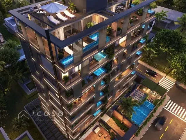 Cobertura / Penthouse com 334m² 4 quartos e 5 banheiros, à venda, no bairro Praia Brava em Itajaí