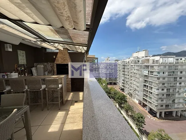 Cobertura / Penthouse com 166m² 4 quartos e 3 banheiros, à venda, no bairro Recreio dos Bandeirantes em Rio de Janeiro