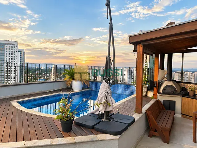 Cobertura / Penthouse 4 quartos e 3 banheiros, à venda ou para alugar, no bairro Parque Residencial Aquarius em São José dos Campos