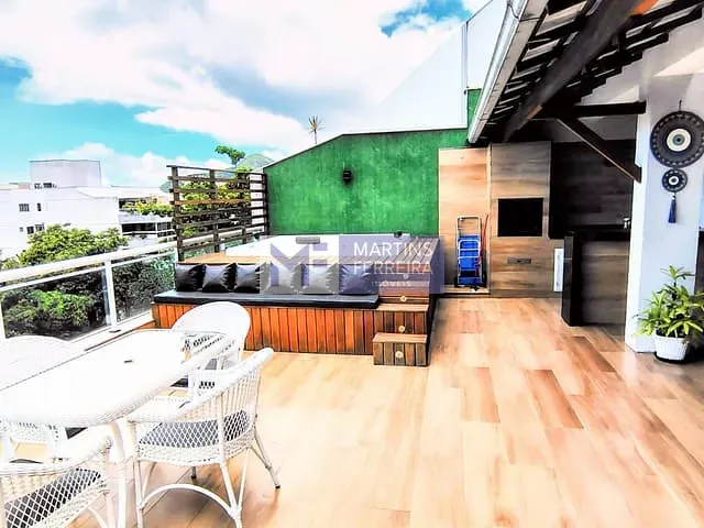 Cobertura / Penthouse com 203m² 3 quartos e 4 banheiros, à venda, no bairro Recreio dos Bandeirantes em Rio de Janeiro
