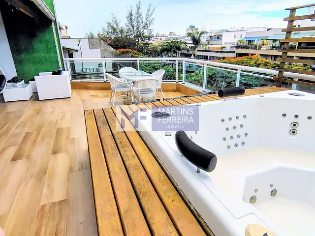 Cobertura / Penthouse com 203m² 3 quartos e 4 banheiros, à venda, no bairro Recreio dos Bandeirantes em Rio de Janeiro