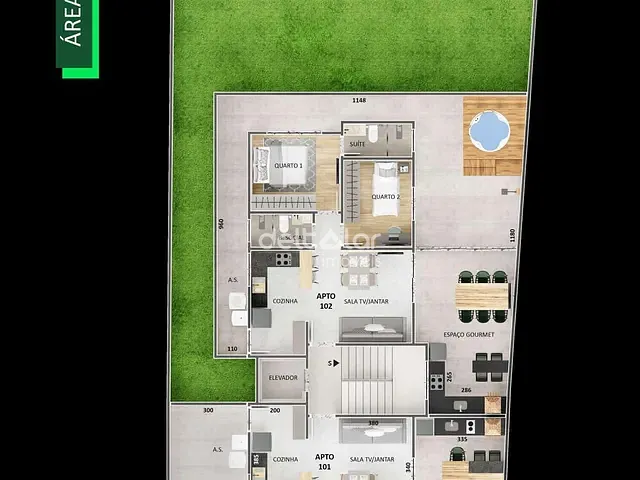 Cobertura / Penthouse com 129m² 3 quartos e 2 banheiros, à venda, no bairro Rio Branco em Belo Horizonte