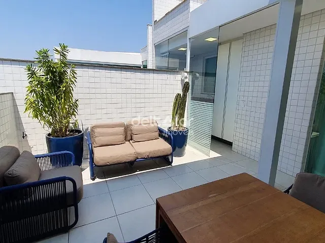 Cobertura / Penthouse com 120m² 3 quartos e 3 banheiros, à venda, no bairro Itapoã em Belo Horizonte
