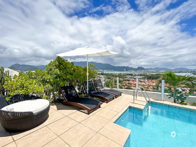 Cobertura / Penthouse com 398m² 3 quartos e 5 banheiros, à venda, no bairro Barra da Tijuca em Rio de Janeiro