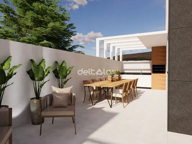 Cobertura / Penthouse com 96m² 2 quartos e 1 banheiro, à venda, no bairro Santa Mônica em Belo Horizonte