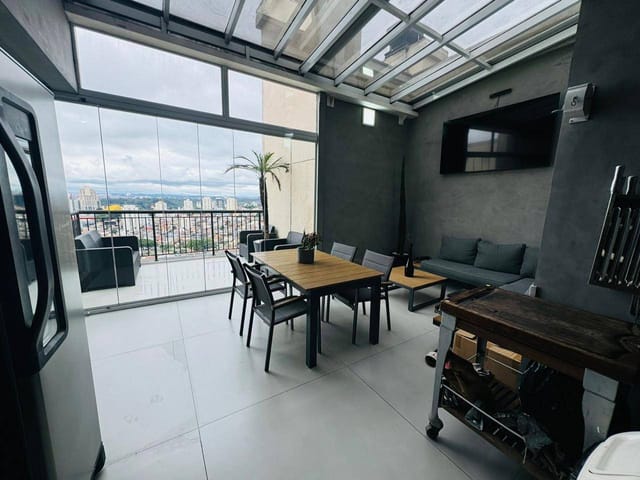 Cobertura / Penthouse com 160m² 2 quartos e 3 banheiros, à venda, no bairro Jardim Tupanci em Barueri