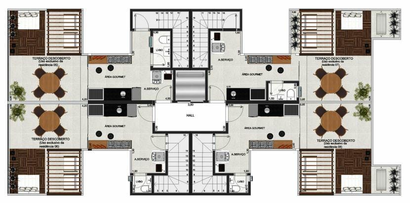 Cobertura à venda 2 Quartos, 1 Suite, 1 Vaga, Vila Bela Vista, Santo André - SP 