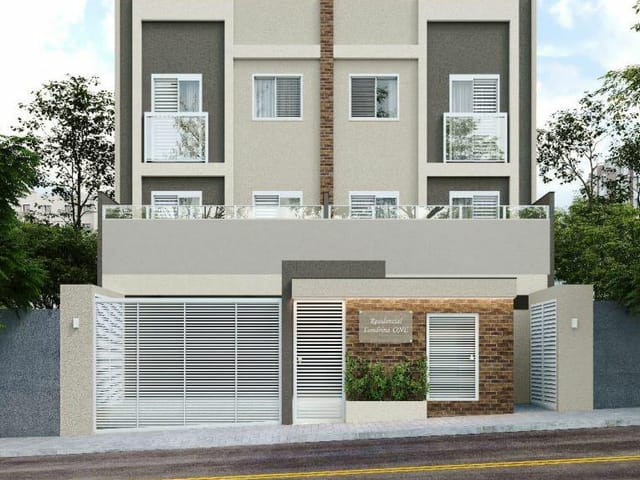 Cobertura à venda 2 Quartos, 1 Vaga, Vila Bela Vista, Santo André - SP 