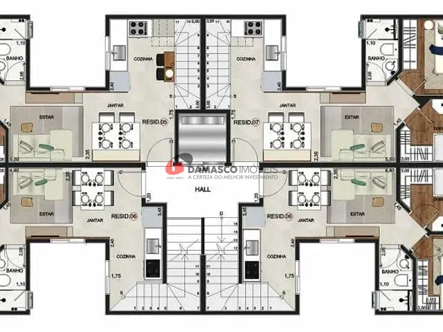 Cobertura / Penthouse 2 quartos e 1 banheiro, à venda, no bairro Vila Bela Vista em Santo André