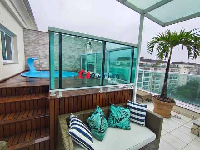 Cobertura / Penthouse 4 quartos e 5 banheiros, à venda, no bairro Barra da Tijuca em Rio de Janeiro