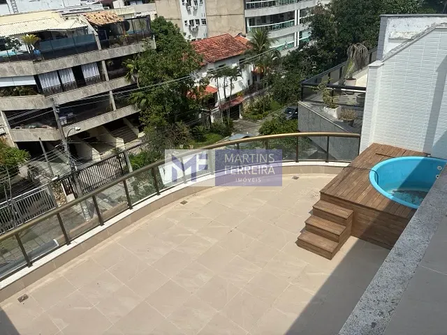 Cobertura / Penthouse com 240m² 4 quartos e 5 banheiros, à venda, no bairro Recreio dos Bandeirantes em Rio de Janeiro