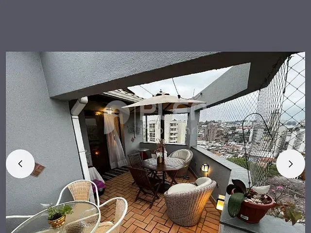 Cobertura / Penthouse com 170m² 3 quartos e 4 banheiros, à venda, no bairro Jardim Paraíso em São Paulo