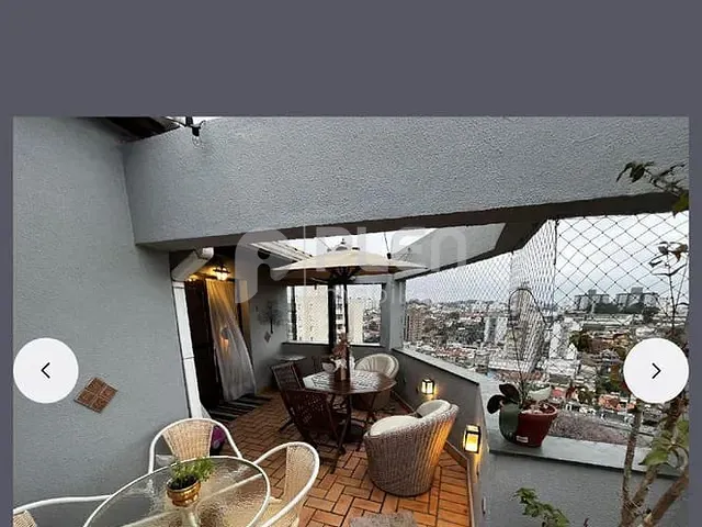 Cobertura / Penthouse com 170m² 3 quartos e 4 banheiros, à venda, no bairro Jardim Paraíso em São Paulo