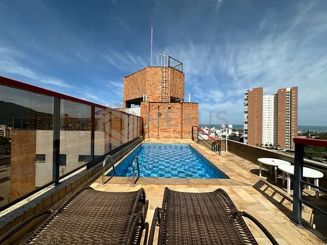Cobertura / Penthouse 3 quartos e 3 banheiros, para alugar, no bairro Enseada em Guarujá