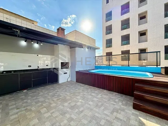Cobertura / Penthouse 2 quartos e 3 banheiros, à venda, no bairro Enseada em Guarujá
