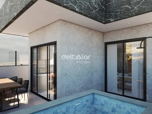 Cobertura / Penthouse com 150m² 3 quartos e 3 banheiros, à venda, no bairro Itapoã em Belo Horizonte
