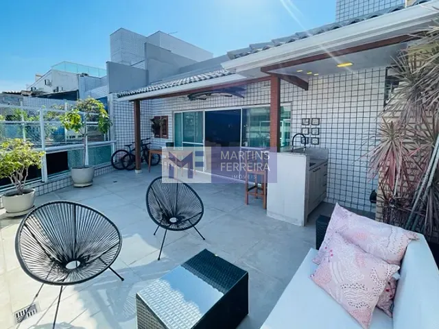 Cobertura / Penthouse com 188m² 3 quartos e 5 banheiros, à venda, no bairro Recreio dos Bandeirantes em Rio de Janeiro