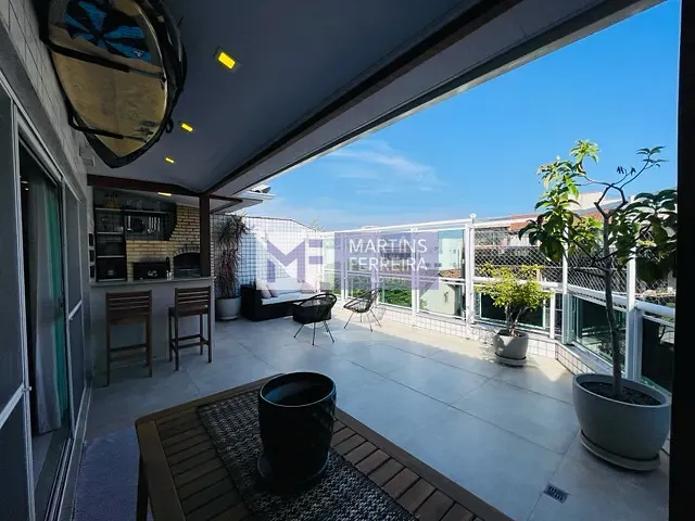 Cobertura / Penthouse com 188m² 3 quartos e 5 banheiros, à venda, no bairro Recreio dos Bandeirantes em Rio de Janeiro