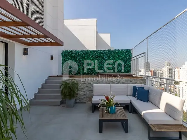 Cobertura / Penthouse 2 quartos e 3 banheiros, à venda, no bairro Brooklin Paulista em São Paulo