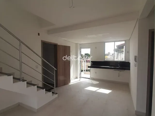 Cobertura / Penthouse com 110m² 3 quartos e 2 banheiros, à venda, no bairro Santa Branca em Belo Horizonte