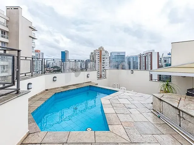 Cobertura / Penthouse 4 quartos e 5 banheiros, à venda, no bairro Brooklin em São Paulo