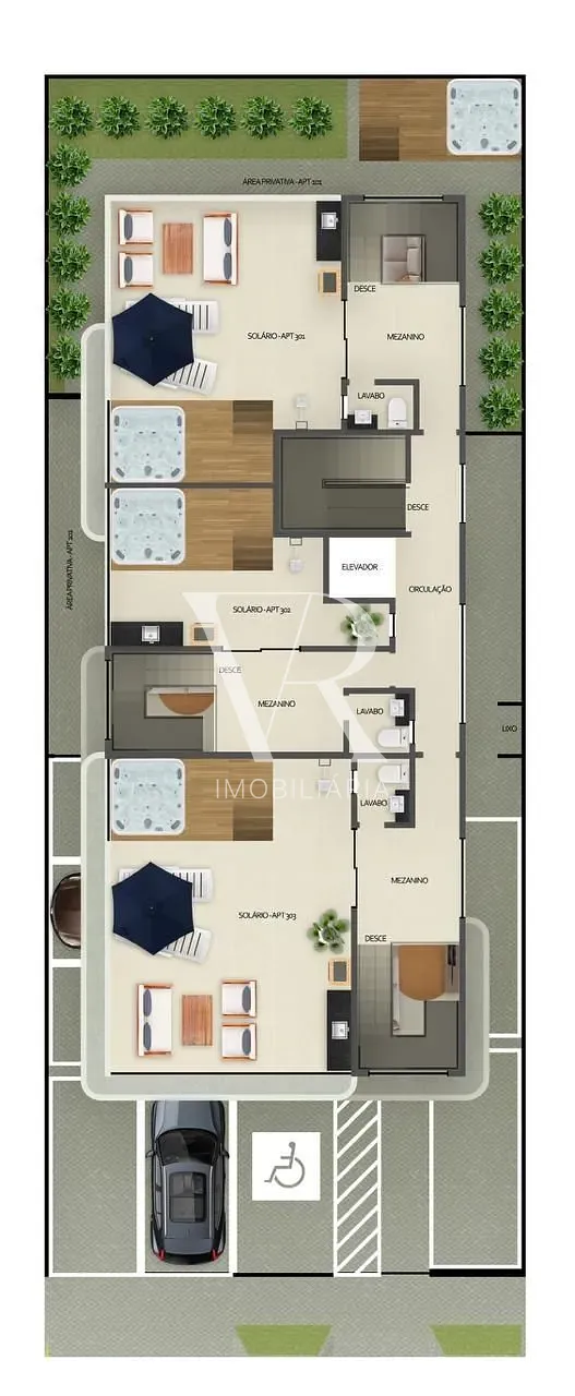 Cobertura, 2 quartos, 54 m² - Foto 2