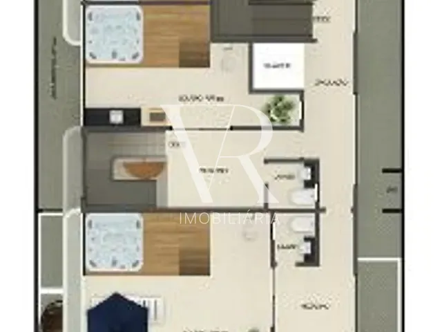 Cobertura / Penthouse com 97m² 2 quartos e 1 banheiro, à venda, no bairro Jardim Cidade Universitária em João Pessoa