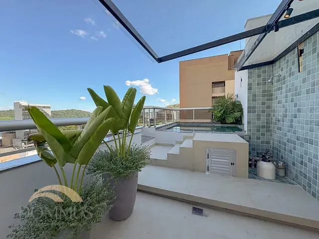 Cobertura / Penthouse com 226m² 4 quartos e 4 banheiros, à venda, no bairro Horto em Ipatinga