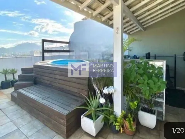 Cobertura / Penthouse com 160m² 3 quartos e 3 banheiros, à venda, no bairro Recreio dos Bandeirantes em Rio de Janeiro