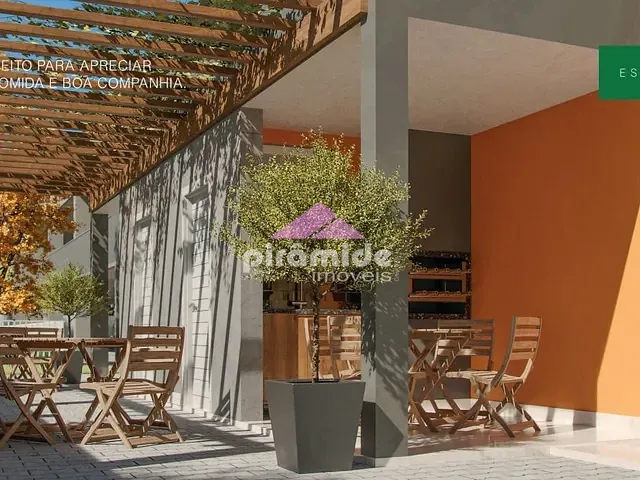Apartamento 2 quartos e 1 banheiro, à venda, no bairro Residencial Flamboyant em São José dos Campos
