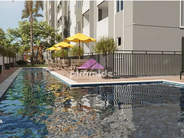 Apartamento 2 quartos e 1 banheiro, à venda, no bairro Residencial Flamboyant em São José dos Campos