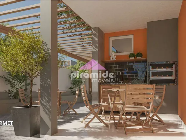 Apartamento 2 quartos e 1 banheiro, à venda, no bairro Residencial Flamboyant em São José dos Campos