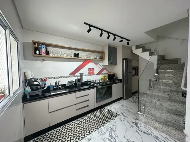 Apartamento com 200m² 3 quartos e 3 banheiros, à venda, no bairro Parque das Nações em Santo André