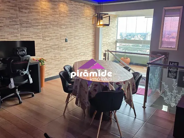 Cobertura / Penthouse com 256m² 5 quartos e 5 banheiros, à venda ou para alugar, no bairro Bosque dos Eucaliptos em São José dos Campos