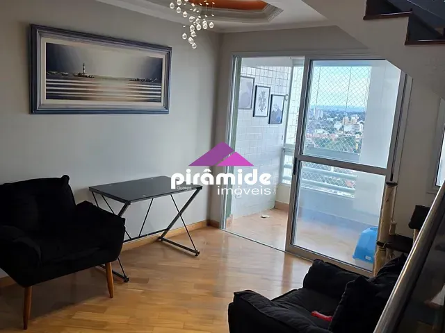 Cobertura / Penthouse com 256m² 5 quartos e 5 banheiros, à venda ou para alugar, no bairro Bosque dos Eucaliptos em São José dos Campos