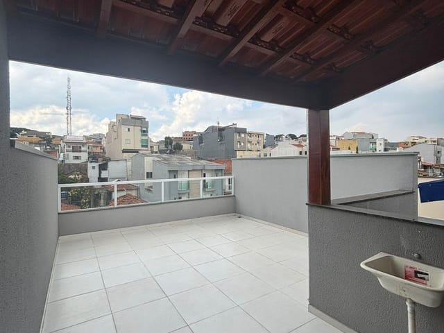 Cobertura / Penthouse com 90m² 2 quartos e 3 banheiros, à venda, no bairro Utinga em Santo André