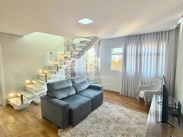 Cobertura / Penthouse 4 quartos e 3 banheiros, à venda, no bairro Santa Rosa em Belo Horizonte